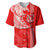 Hawaii Kalani High School Baseball Jersey Tribal Kakau Pattern LT03 Red - Polynesian Pride