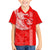 Hawaii Kalani High School Family Matching Puletasi Dress and Hawaiian Shirt Tribal Kakau Pattern LT03 Son's Shirt Red - Polynesian Pride