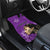 Custom New Zealand Womens Day Car Mats Traditional Maori Woman Polynesian Pattern Purple Color LT03 - Polynesian Pride