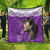 Custom New Zealand Womens Day Quilt Traditional Maori Woman Polynesian Pattern Purple Color LT03 - Polynesian Pride