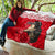 Custom New Zealand Womens Day Quilt Traditional Maori Woman Polynesian Pattern Red Color LT03 - Polynesian Pride