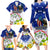 Custom Northern Mariana Islands Commonwealth Covenant Day Family Matching Long Sleeve Bodycon Dress and Hawaiian Shirt Plumeria Flower Splash Style LT03 - Polynesian Pride