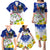 Custom Northern Mariana Islands Commonwealth Covenant Day Family Matching Puletasi and Hawaiian Shirt Plumeria Flower Splash Style LT03 - Polynesian Pride