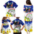 Custom Northern Mariana Islands Commonwealth Covenant Day Family Matching Puletasi and Hawaiian Shirt Plumeria Flower Splash Style LT03 - Polynesian Pride