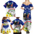 Custom Northern Mariana Islands Commonwealth Covenant Day Family Matching Summer Maxi Dress and Hawaiian Shirt Plumeria Flower Splash Style LT03 - Polynesian Pride