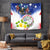 Custom Northern Mariana Islands Commonwealth Covenant Day Tapestry Plumeria Flower Splash Style LT03 - Polynesian Pride