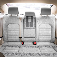Philippines Polynesian Jasmine Pattern Back Car Seat Cover With Barong Tagalog White Style LT03 - Polynesian Pride