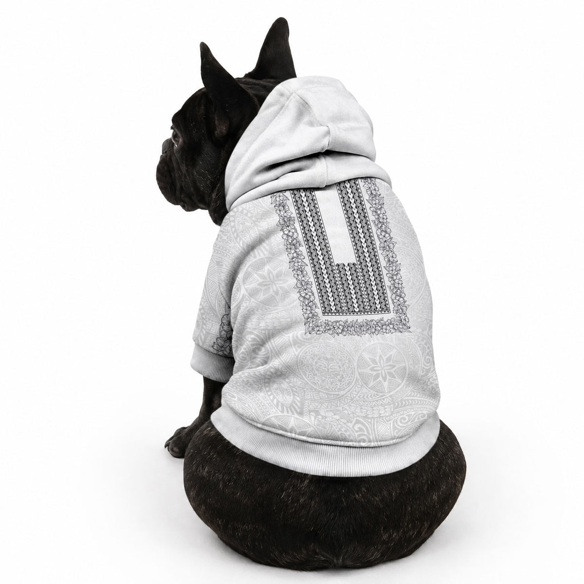 Philippines Polynesian Jasmine Pattern Pet Hoodie