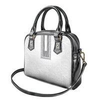 Philippines Polynesian Jasmine Pattern Shoulder Handbag With Barong Tagalog White Style LT03 - Polynesian Pride