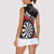 Personalised New Zealand Darts Women Sleeveless Polo Shirt Koru Tribal Tattoo and Silver Fern Maori Pattern Red Color