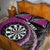 Personalised New Zealand Darts Quilt Bed Set Koru Tribal Tattoo and Silver Fern Maori Pattern Pink Color