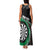 Personalised New Zealand Darts Family Matching Tank Maxi Dress and Hawaiian Shirt Koru Tribal Tattoo and Silver Fern Maori Pattern Green Color