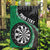 Personalised New Zealand Darts Garden Flag Koru Tribal Tattoo and Silver Fern Maori Pattern Green Color