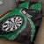 Personalised New Zealand Darts Quilt Bed Set Koru Tribal Tattoo and Silver Fern Maori Pattern Green Color