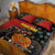 Personalised Papua New Guinea and Australia Together Quilt Bed Set Bird-of-paradise and Kangaroo with Aboriginal Pattern