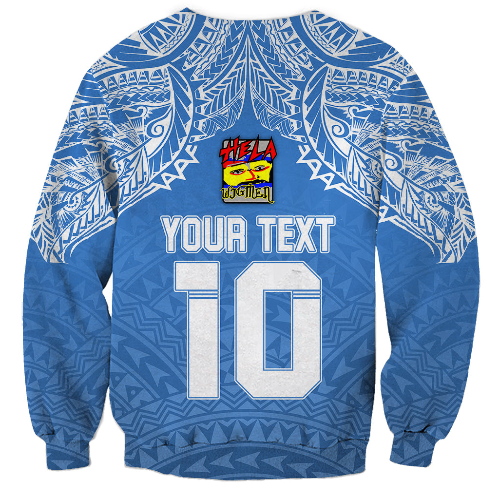 Custom Hela Wigmen Rugby Sweatshirt Papua New Guinea Polynesian Tattoo LT03 - Polynesian Pride