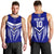 Custom Kimbe Cutters Rugby Men Tank Top Papua New Guinea Polynesian Tattoo Blue Version LT03 - Polynesian Pride