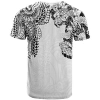 Japanese Irezumi and Hawaiian Polynesian Art Tattoo T Shirt White Color LT03 - Polynesian Pride