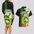 Hawaii Kaimuki High School Couples Matching Long Sleeve Bodycon Dress and Hawaiian Shirt Tribal Kakau Pattern Mix Hibiscus Flower LT03 - Polynesian Pride