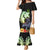 Hawaii Kaimuki High School Mermaid Dress Tribal Kakau Pattern Mix Hibiscus Flower LT03 Women Black - Polynesian Pride