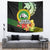 Hawaii Kaimuki High School Tapestry Tribal Kakau Pattern Mix Hibiscus Flower LT03 - Polynesian Pride