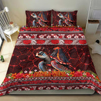 Hawaii KaUla Wena Volcano Turtle Bedding Set Lava and Tropical Plants Tribal Pattern LT03 - Polynesian Pride