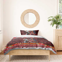 Hawaii KaUla Wena Volcano Turtle Bedding Set Lava and Tropical Plants Tribal Pattern LT03 - Polynesian Pride