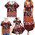 Hawaii KaʻUla Wena Volcano Turtle Family Matching Summer Maxi Dress and Hawaiian Shirt Lava and Tropical Plants Tribal Pattern