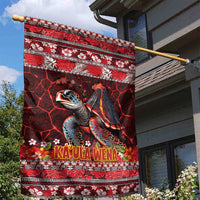 Hawaii KaUla Wena Volcano Turtle Garden Flag Lava and Tropical Plants Tribal Pattern LT03 - Polynesian Pride