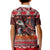 Hawaii KaʻUla Wena Volcano Turtle Kid Polo Shirt Lava and Tropical Plants Tribal Pattern