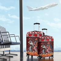 Hawaii KaUla Wena Volcano Turtle Luggage Cover Lava and Tropical Plants Tribal Pattern LT03 - Polynesian Pride