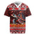 Hawaii KaʻUla Wena Volcano Turtle Rugby Jersey Lava and Tropical Plants Tribal Pattern