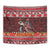 Hawaii KaʻUla Wena Volcano Turtle Tapestry Lava and Tropical Plants Tribal Pattern