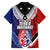 New Zealand Waitangi Family Matching Puletasi and Hawaiian Shirt Kia Ora Maori Koruru Tiki Mask LT03 - Polynesian Pride