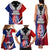 New Zealand Waitangi Family Matching Tank Maxi Dress and Hawaiian Shirt Kia Ora Maori Koruru Tiki Mask LT03 - Polynesian Pride