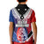 New Zealand Waitangi Kid Polo Shirt Kia Ora Maori Koruru Tiki Mask LT03 - Polynesian Pride