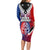 New Zealand Waitangi Long Sleeve Bodycon Dress Kia Ora Maori Koruru Tiki Mask LT03 - Polynesian Pride