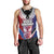 New Zealand Waitangi Men Tank Top Kia Ora Maori Koruru Tiki Mask LT03 - Polynesian Pride