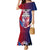 New Zealand Waitangi Mermaid Dress Kia Ora Maori Koruru Tiki Mask LT03 Women Red - Polynesian Pride