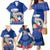 Northern Mariana Islands Hafa Adai Latte Stone Family Matching Mermaid Dress and Hawaiian Shirt Blue Color LT03 - Polynesian Pride