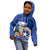 Northern Mariana Islands Hafa Adai Latte Stone Kid Hoodie Blue Color LT03 - Polynesian Pride