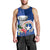 Northern Mariana Islands Hafa Adai Latte Stone Men Tank Top Blue Color LT03 - Polynesian Pride