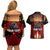 Custom New Zealand and Australia ANZAC Day Couples Matching Off Shoulder Short Dress and Hawaiian Shirt Gallipoli and Canlelight Lest We Forget LT03 - Polynesian Pride