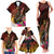 Papua New Guinea Bird-of-Paradise Family Matching Tank Maxi Dress and Hawaiian Shirt Hibiscus and Kundu Drum Tribal Pattern LT03 - Polynesian Pride