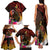 Papua New Guinea Bird-of-Paradise Family Matching Tank Maxi Dress and Hawaiian Shirt Hibiscus and Kundu Drum Tribal Pattern LT03 - Polynesian Pride