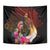 Papua New Guinea Bird-of-Paradise Tapestry Hibiscus and Kundu Drum Tribal Pattern