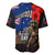 New Zealand and Australia ANZAC Day Baseball Jersey National Flag mix Kiwi Bird and Kangaroo Soldier Style LT03 - Polynesian Pride