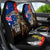 New Zealand and Australia ANZAC Day Car Seat Cover National Flag mix Kiwi Bird and Kangaroo Soldier Style