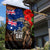 New Zealand and Australia ANZAC Day Garden Flag National Flag mix Kiwi Bird and Kangaroo Soldier Style