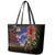 New Zealand and Australia ANZAC Day Leather Tote Bag National Flag mix Kiwi Bird and Kangaroo Soldier Style